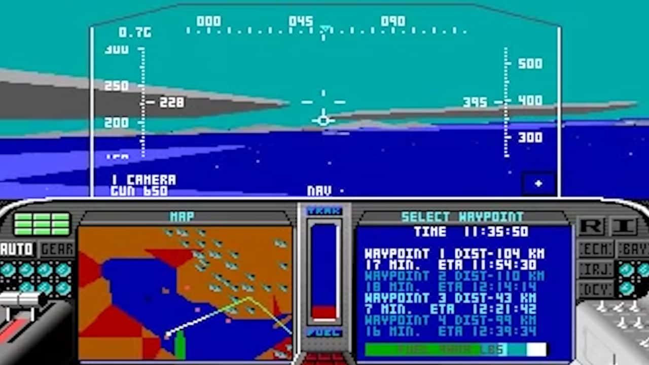 #4. F-19 Stealth Fighter (GOG) Podle: Atari