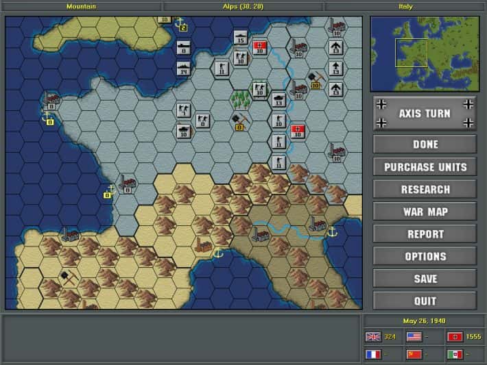 #4. Strategic Command: European Theater (GOG) โดย: Strategy First
