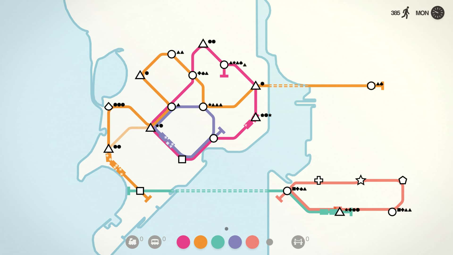 #6. Mini Metro (GOG) От: Dinosaur Polo Club