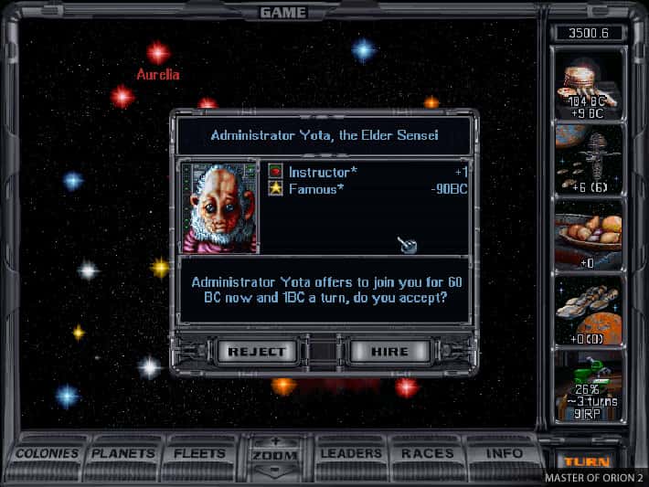 #5. Master of Orion 1+2 (GOG) โดย: Wargaming Labs