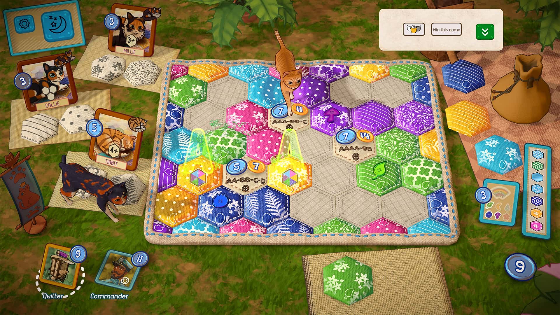 #4. Quilts and Cats of Calico (GOG) 由: Monster Couch, Flatout Games