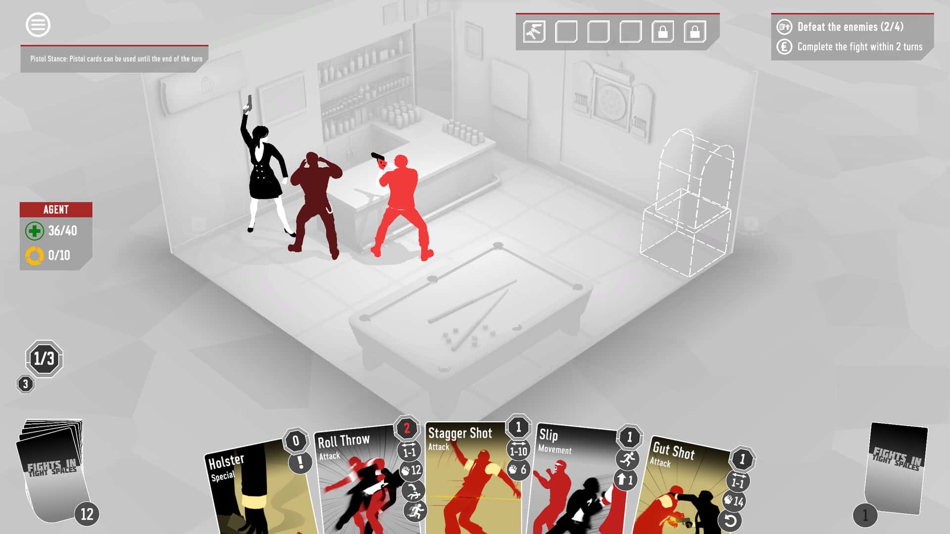#1. Fights in Tight Spaces - Weapon of Choice (GOG) Bởi: Raw Fury