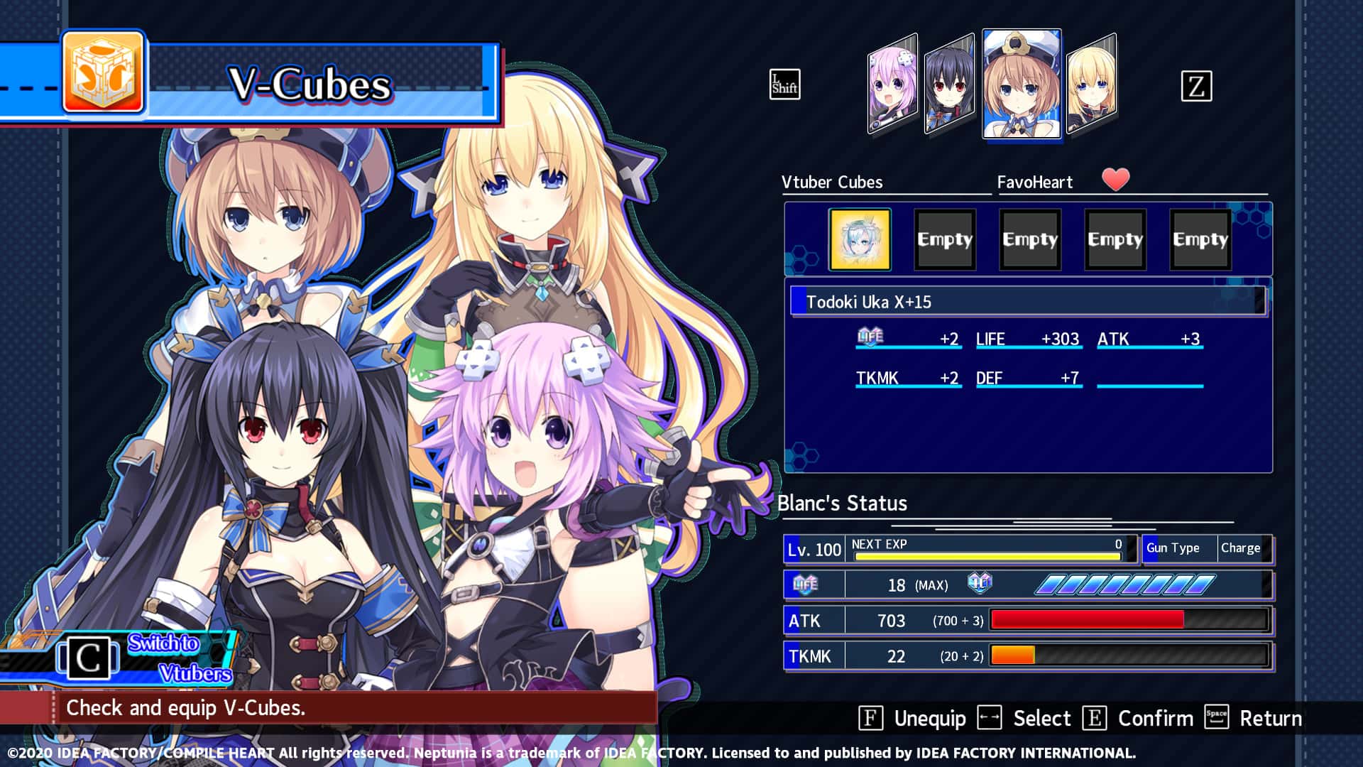 #3. Neptunia Virtual Stars - Todoki Uka Pack (GOG) 由: Idea Factory International