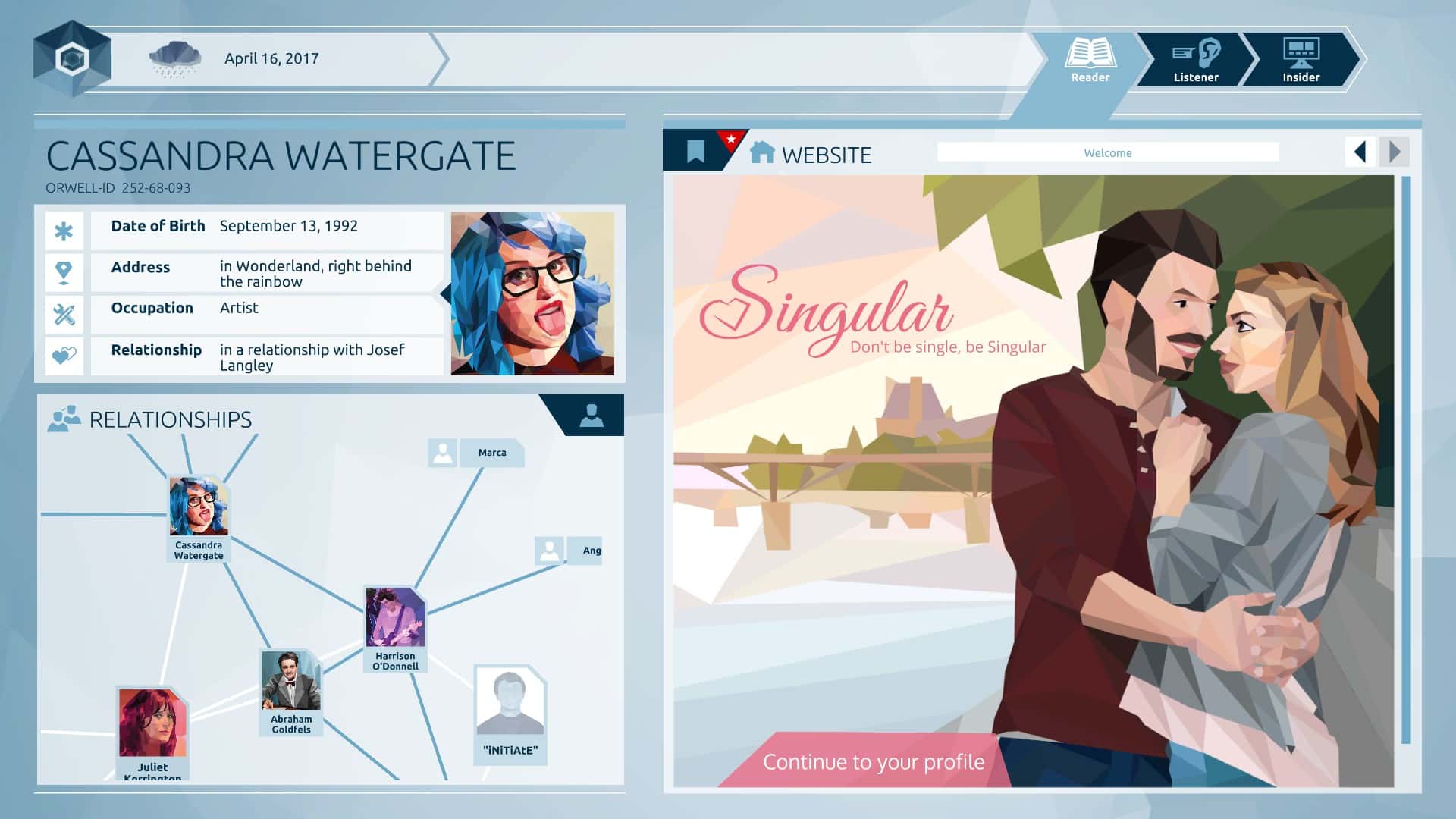 #6. Orwell Original Soundtrack (GOG) 由: Osmotic Studios