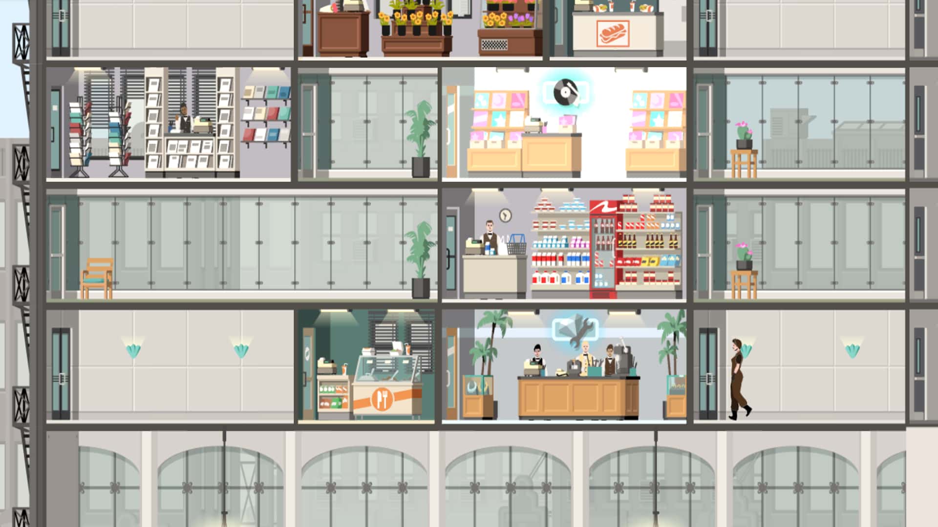 #2. Project Highrise: Miami Malls (GOG) Bởi: Kasedo Games