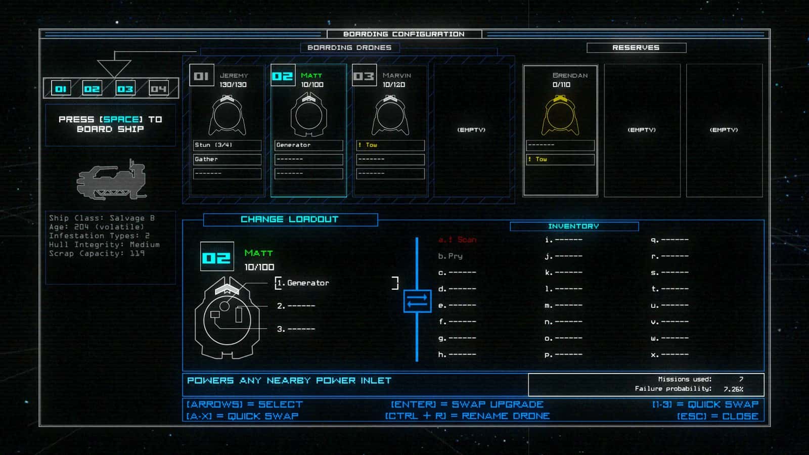#5. Duskers (GOG) Ved: Misfits Attic