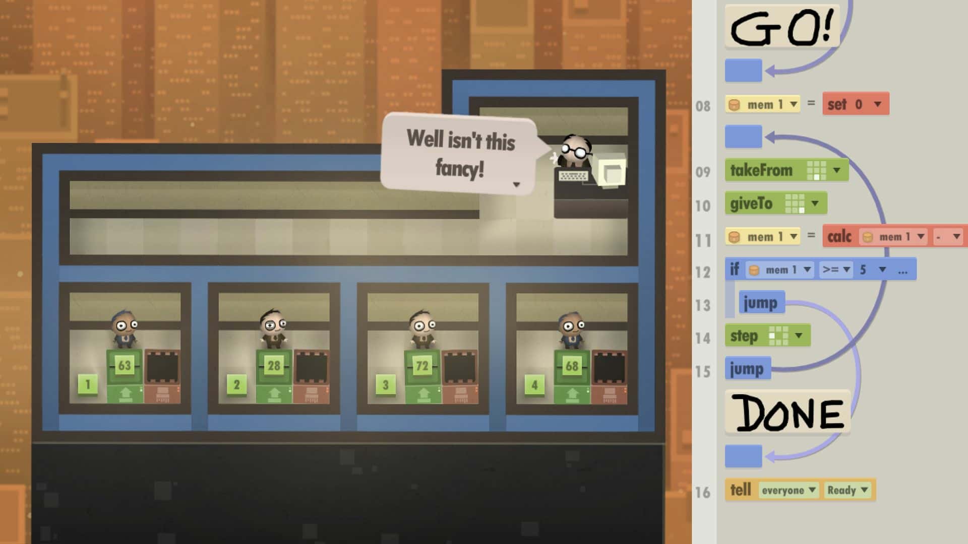#4. 7 Billion Humans (GOG) 由: Tomorrow Corporation