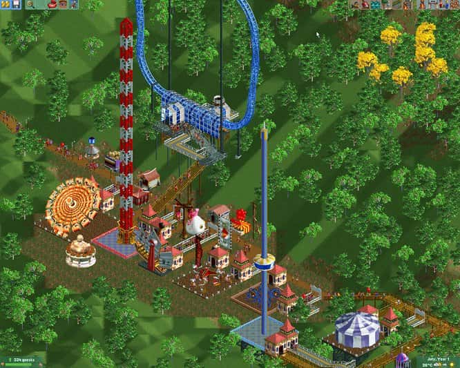 #2. RollerCoaster Tycoon® 2: Triple Thrill Pack (GOG) Podle: Atari