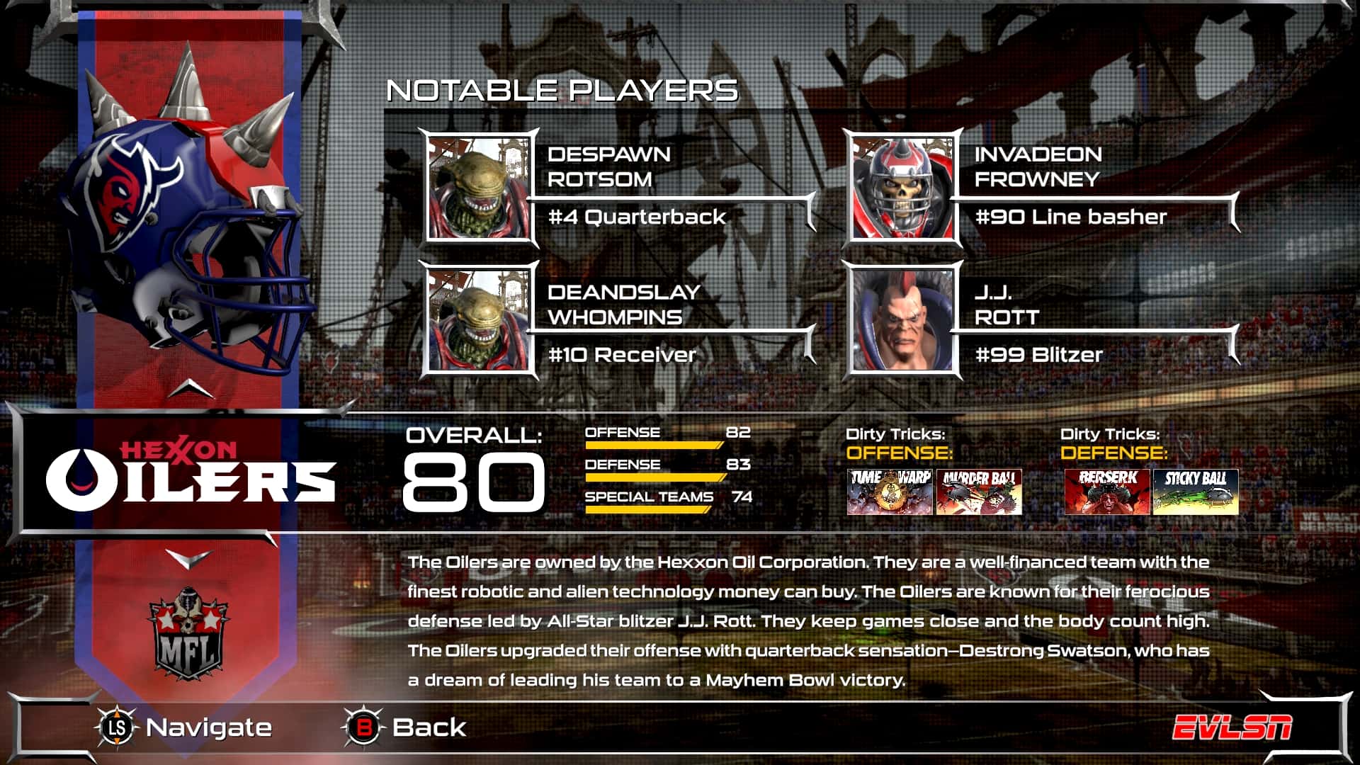 #4. Mutant Football League: Dynasty Edition - Purple Oil Pack (GOG) بواسطة: Digital Dreams Entertainment Inc.