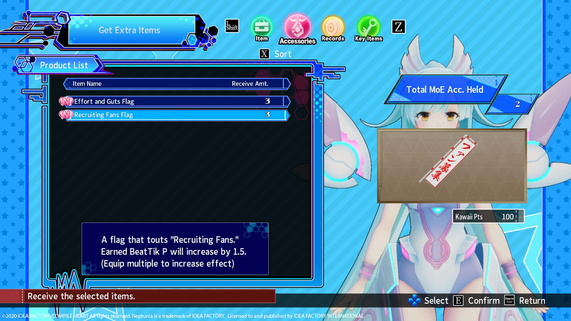 #1. Neptunia Virtual Stars - Item Booster Pack (GOG) By: Idea Factory International