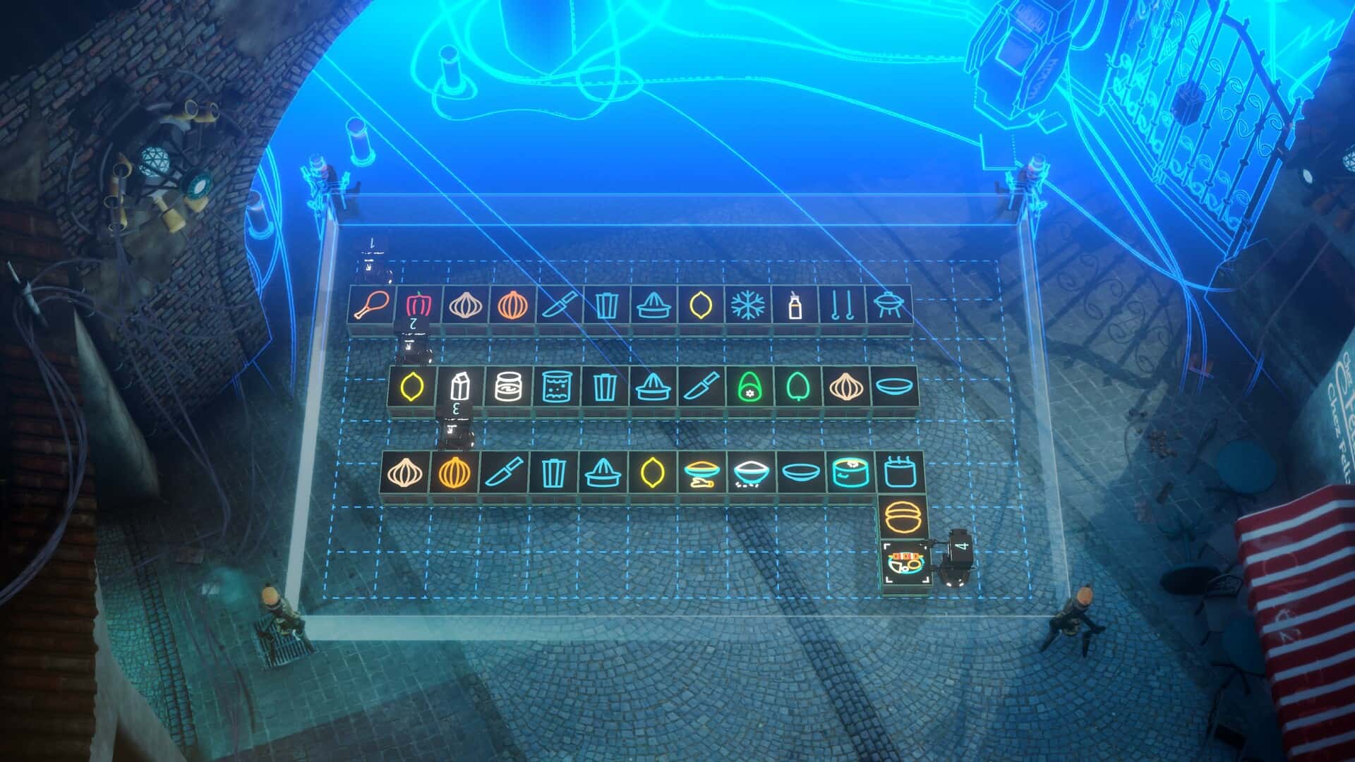 #4. Neon Noodles - Cyberpunk Kitchen Automation (GOG) Ved: Vivid Helix