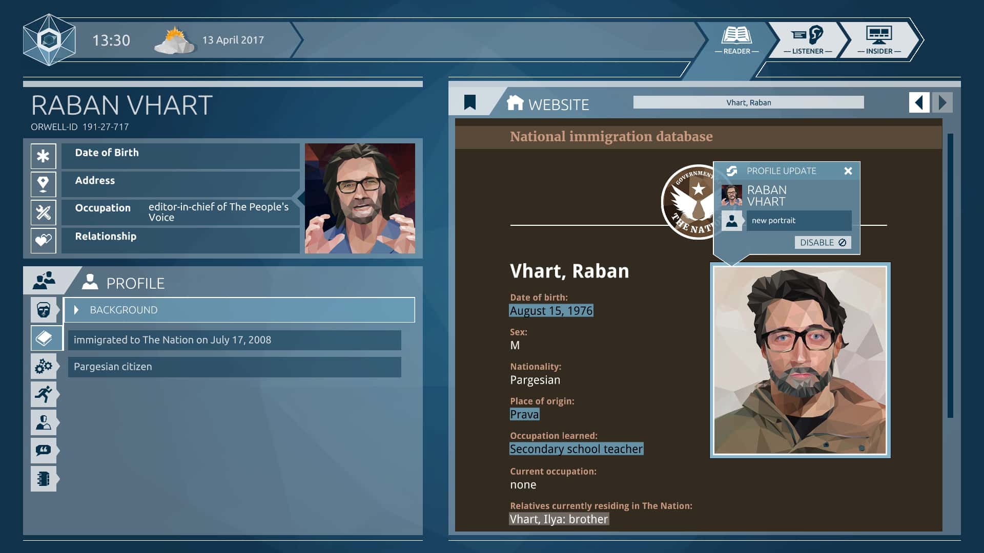 #4. Orwell: Ignorance is Strength Seasons Complete (GOG) 게시자: Daedalic Entertainment