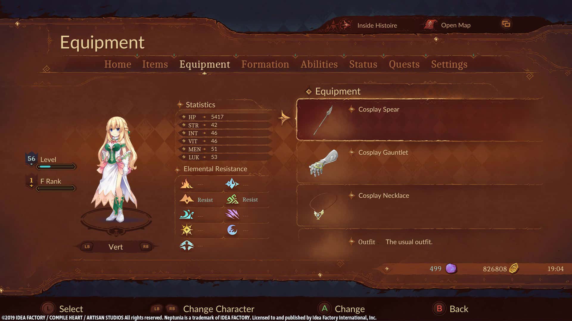 #4. Super Neptunia RPG - [Cosplay Series] Equipment Set (GOG) Podle: Idea Factory International