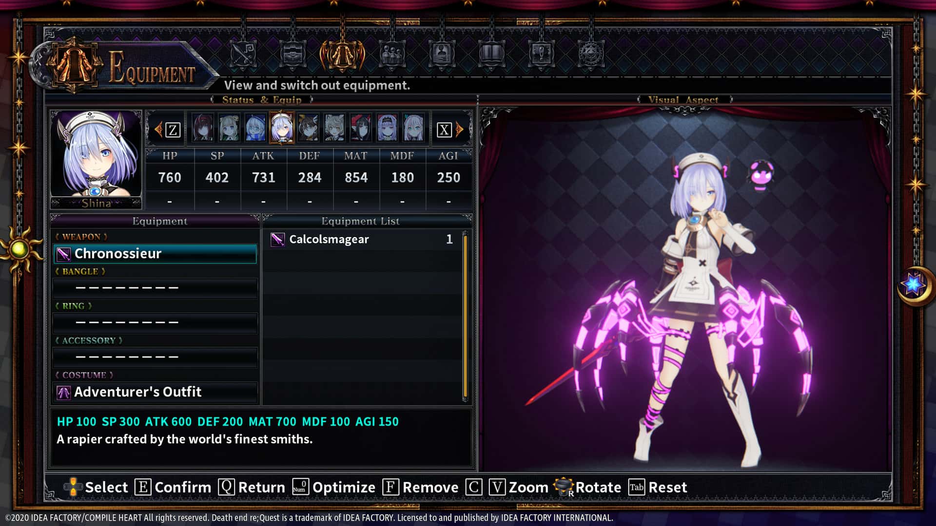 #5. Death end re;Quest 2 - Ultimate Weapon Set (GOG) โดย: Idea Factory International