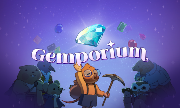 gemporium: a cute mining sim vertical card thumbnail