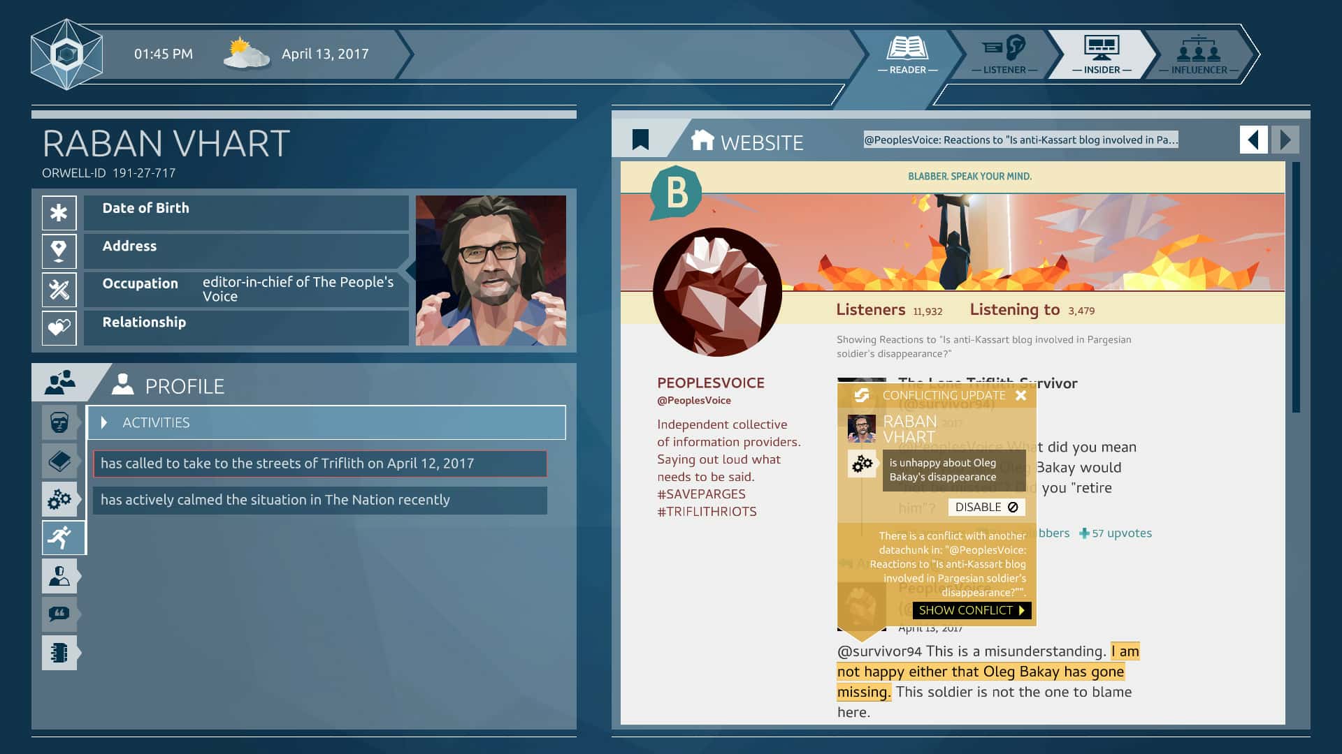 #6. Orwell: Ignorance is Strength Seasons Complete (GOG) 게시자: Daedalic Entertainment