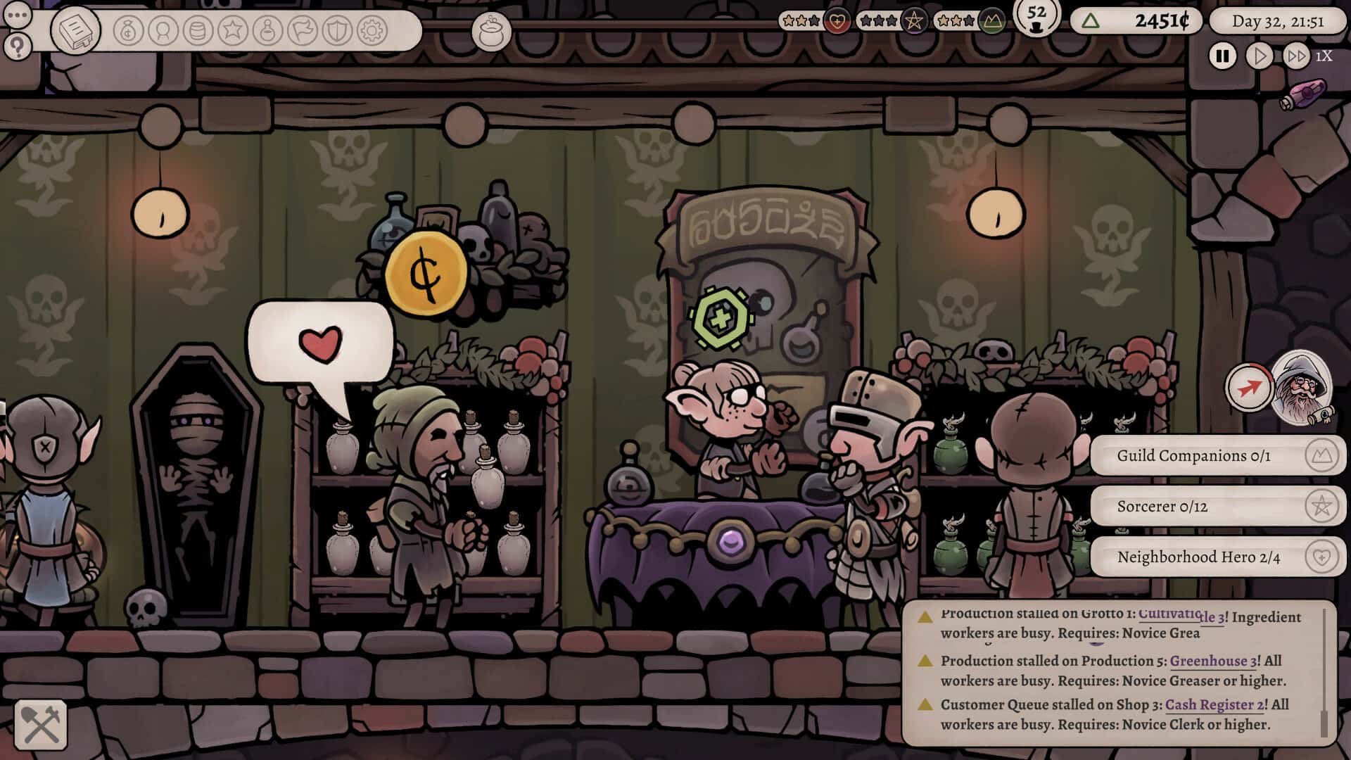 #10. Potion Tycoon (GOG) От: Daedalic Entertainment
