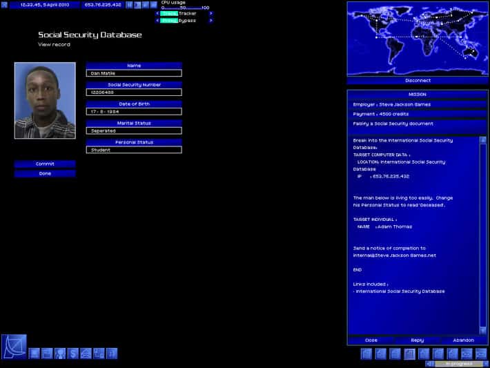 #4. Uplink: Hacker Elite (GOG) Bởi: Introversion Software