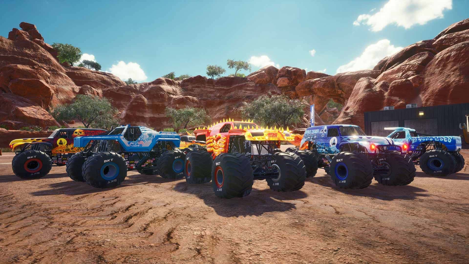 #5. Monster Jam Steel Titans - Fire & Ice Truck Bundle (GOG) De: THQ Nordic GmbH
