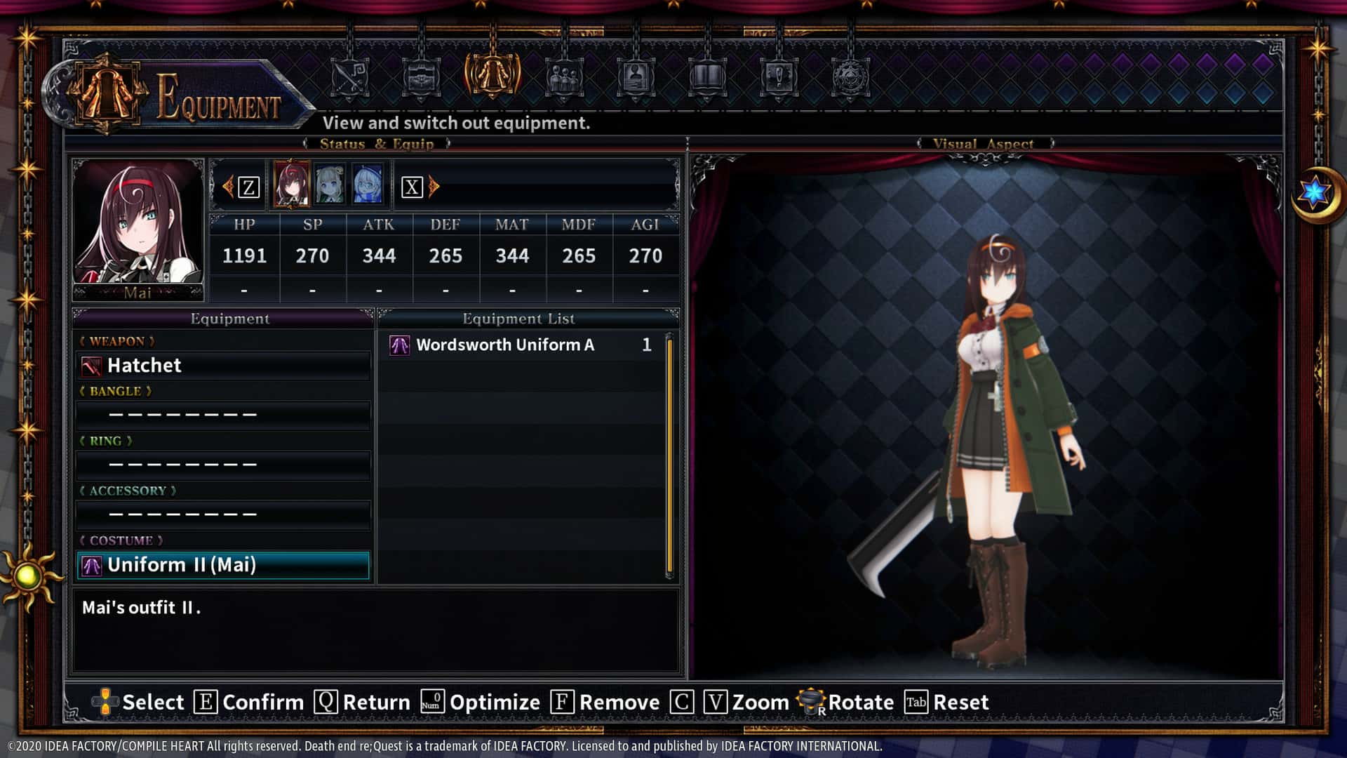#2. Death end re;Quest 2 - Alternate Uniform Set (GOG) 由: Idea Factory International
