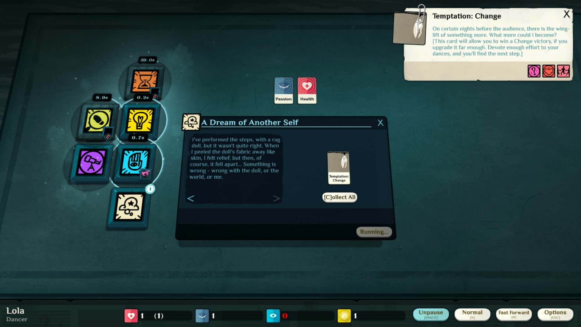 #9. Cultist Simulator: The Dancer (GOG) Door: Weather Factory