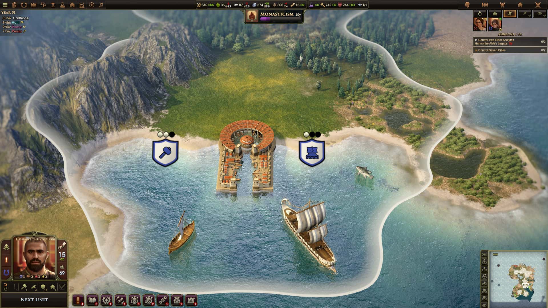 #3. Old World - Wonders and Dynasties (GOG) di: Hooded Horse