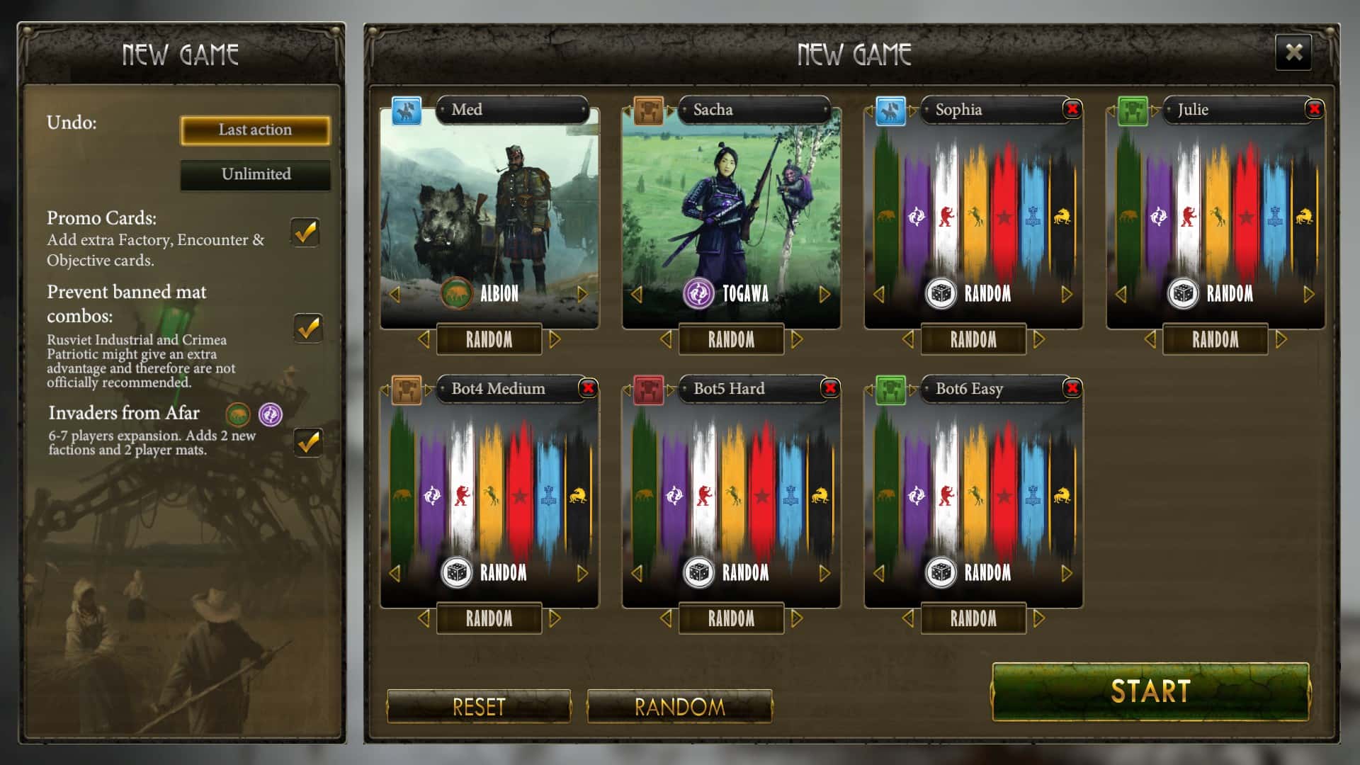 #3. Scythe: Digital Edition - Invaders from Afar (GOG) Bởi: The Knights of Unity