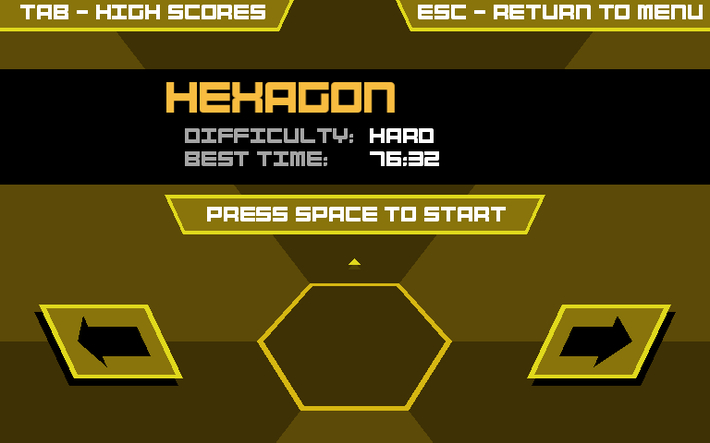 Captura 1 de 8 de Super Hexagon