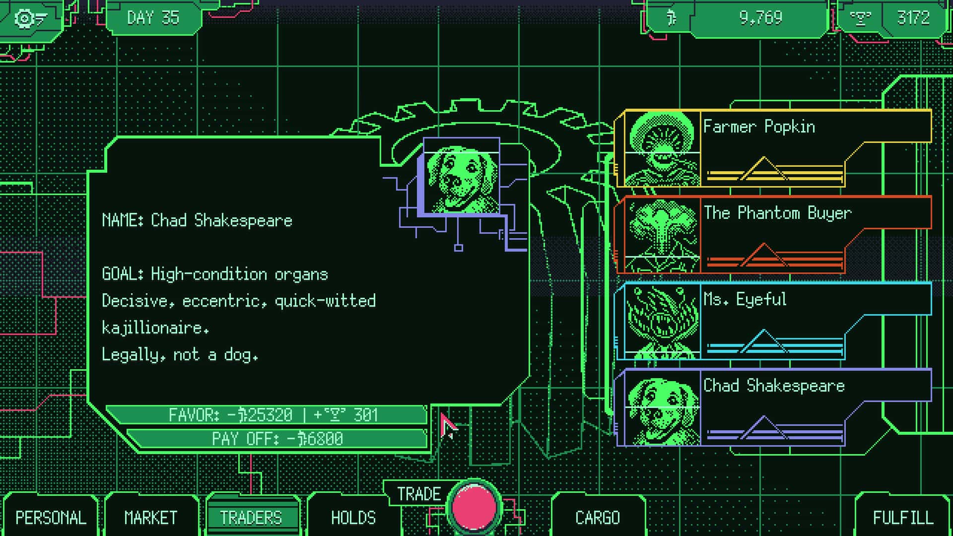 #4. Space Warlord Organ Trading Simulator (GOG) От: Strange Scaffold