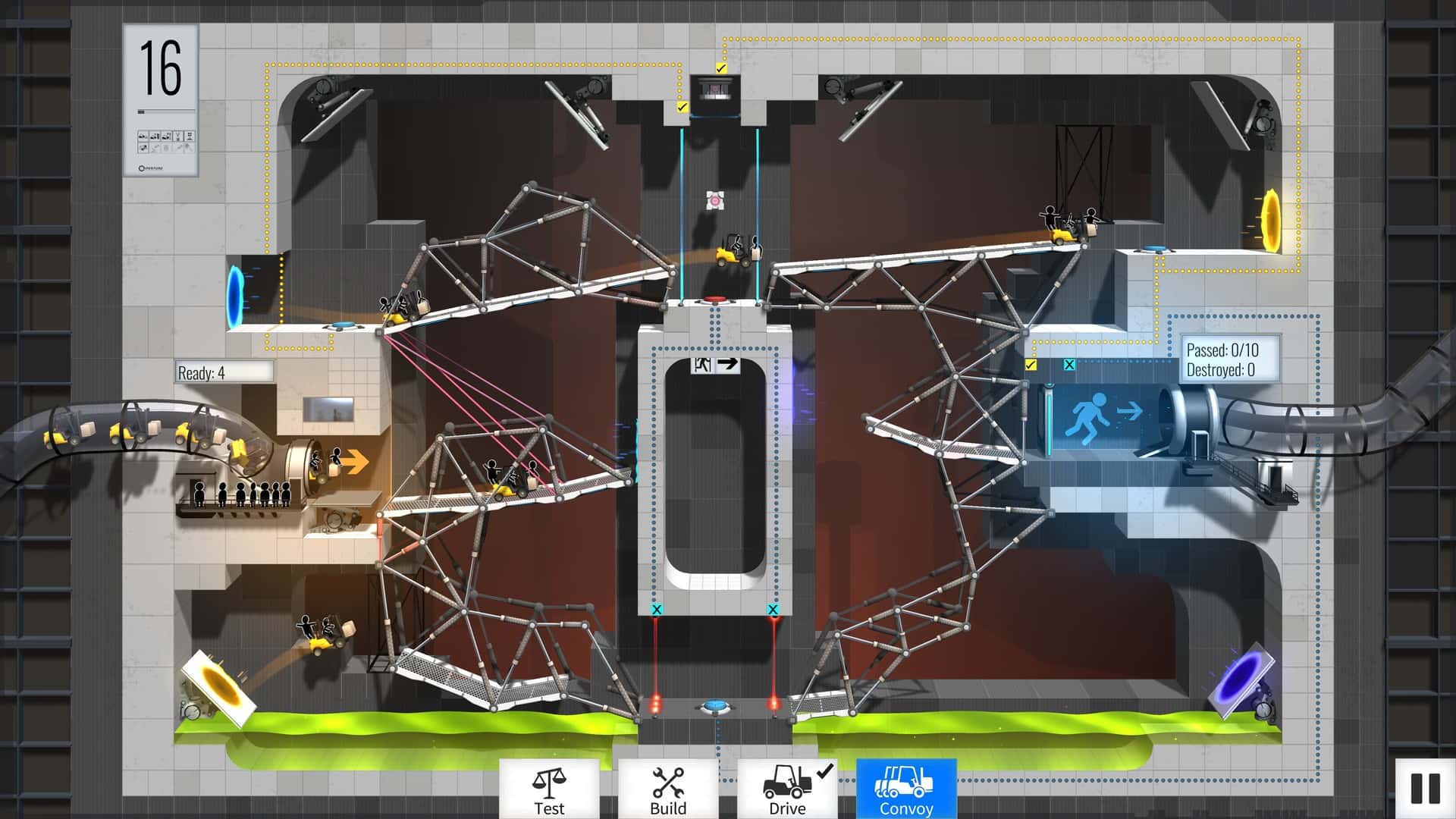 #4. Bridge Constructor Portal - Portal Proficiency (GOG) โดย: Headup