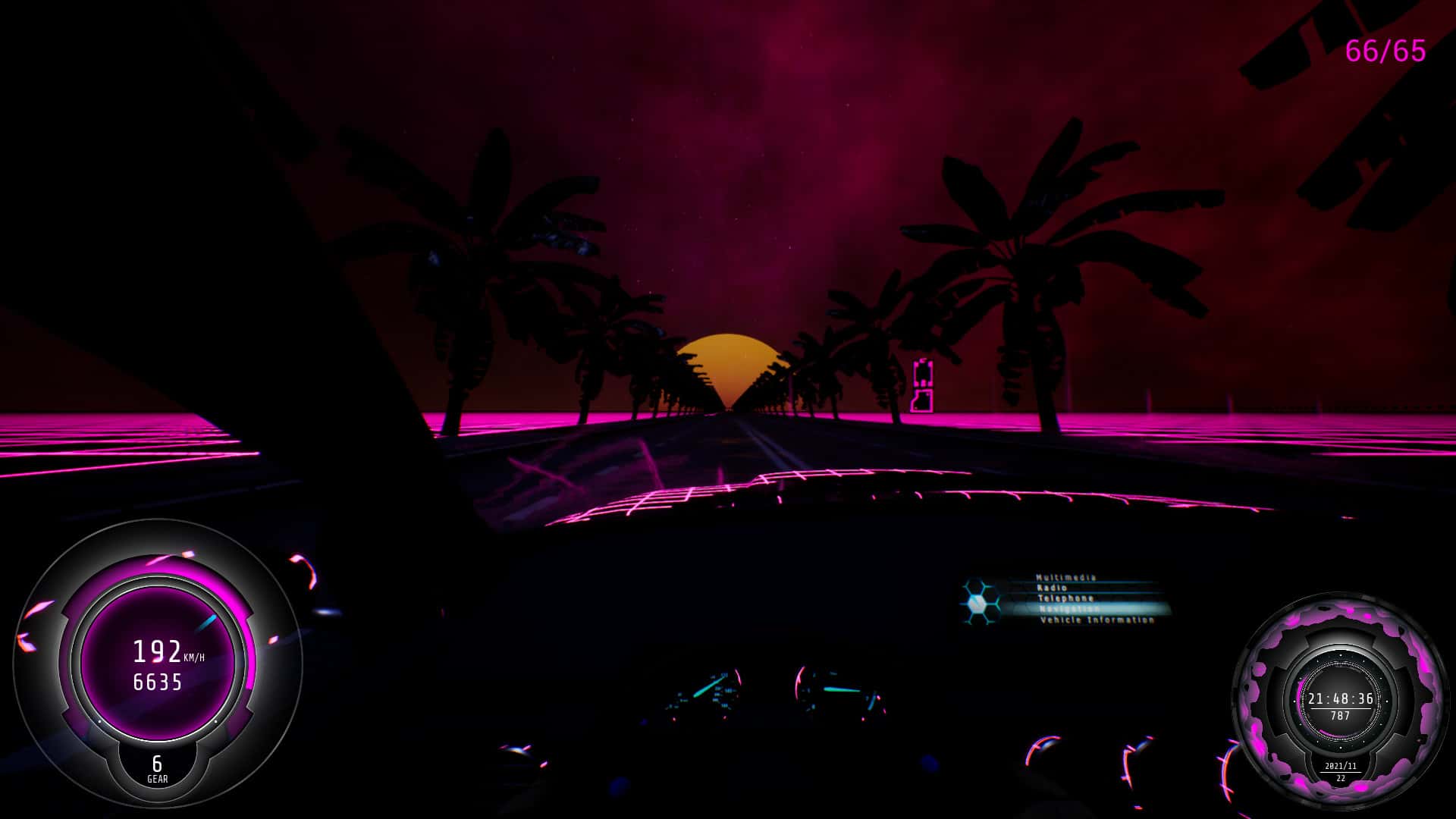 #6. Synthwave Burnout (GOG) By: Whale Rock Games