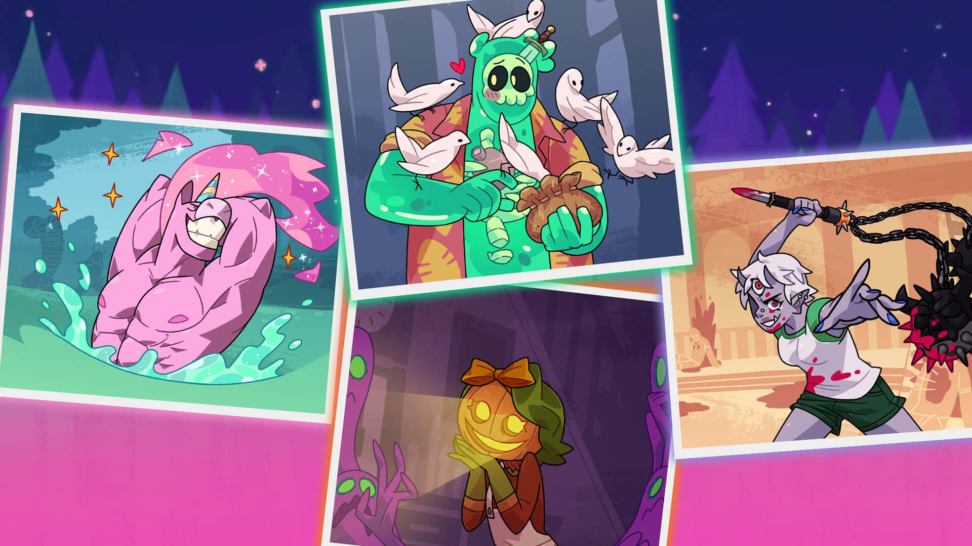 #1. Monster Camp Character Pack - Colorful Campers (GOG) 게시자: Beautiful Glitch
