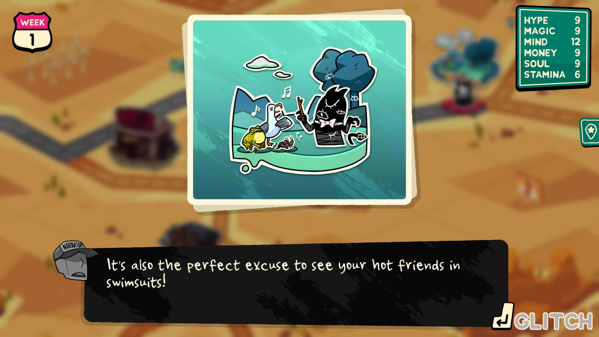 #4. Monster Roadtrip - Playable Character - Glitch (GOG) By: Beautiful Glitch