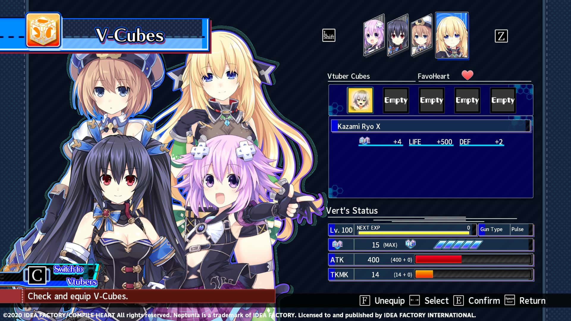#1. Neptunia Virtual Stars - Game Club Project Pack (GOG) 게시자: Idea Factory International