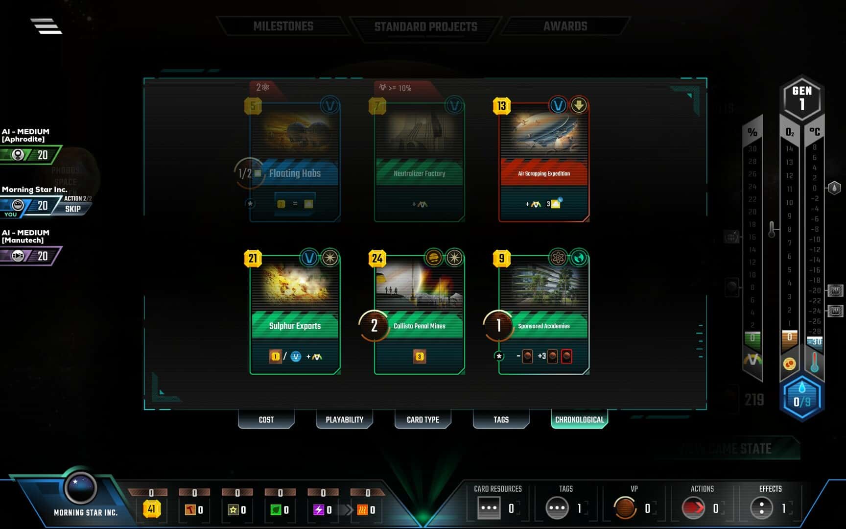 #2. Terraforming Mars - Venus Next (GOG) От: Twin Sails Interactive