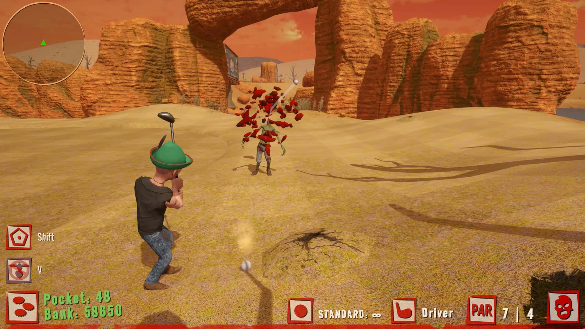 #5. Golf VS Zombies (GOG) 게시자: Untold Tales, Hyperstrange