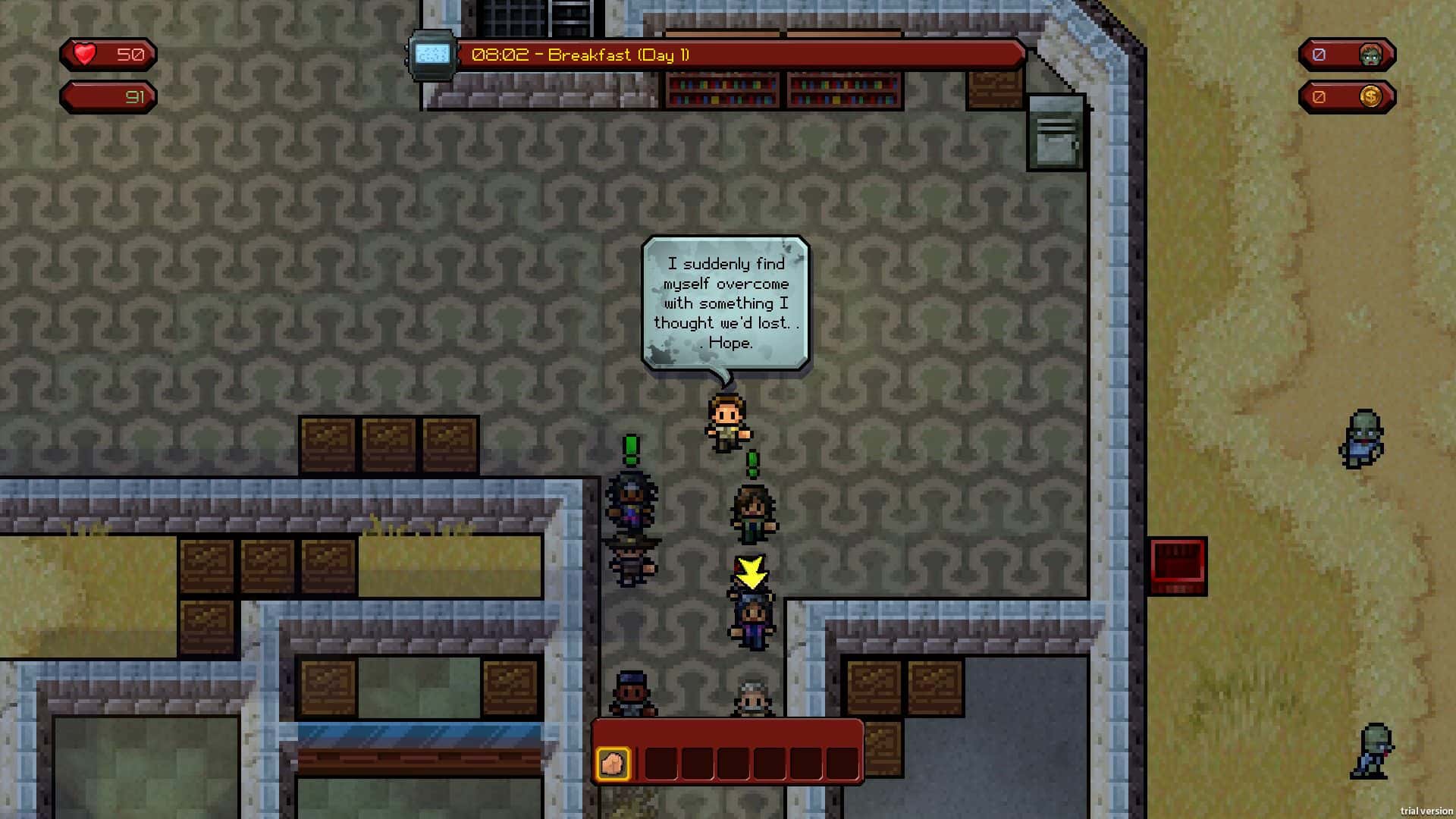 #10. The Escapists: The Walking Dead - Deluxe Edition Upgrade (GOG) โดย: Team17 Digital LTD.