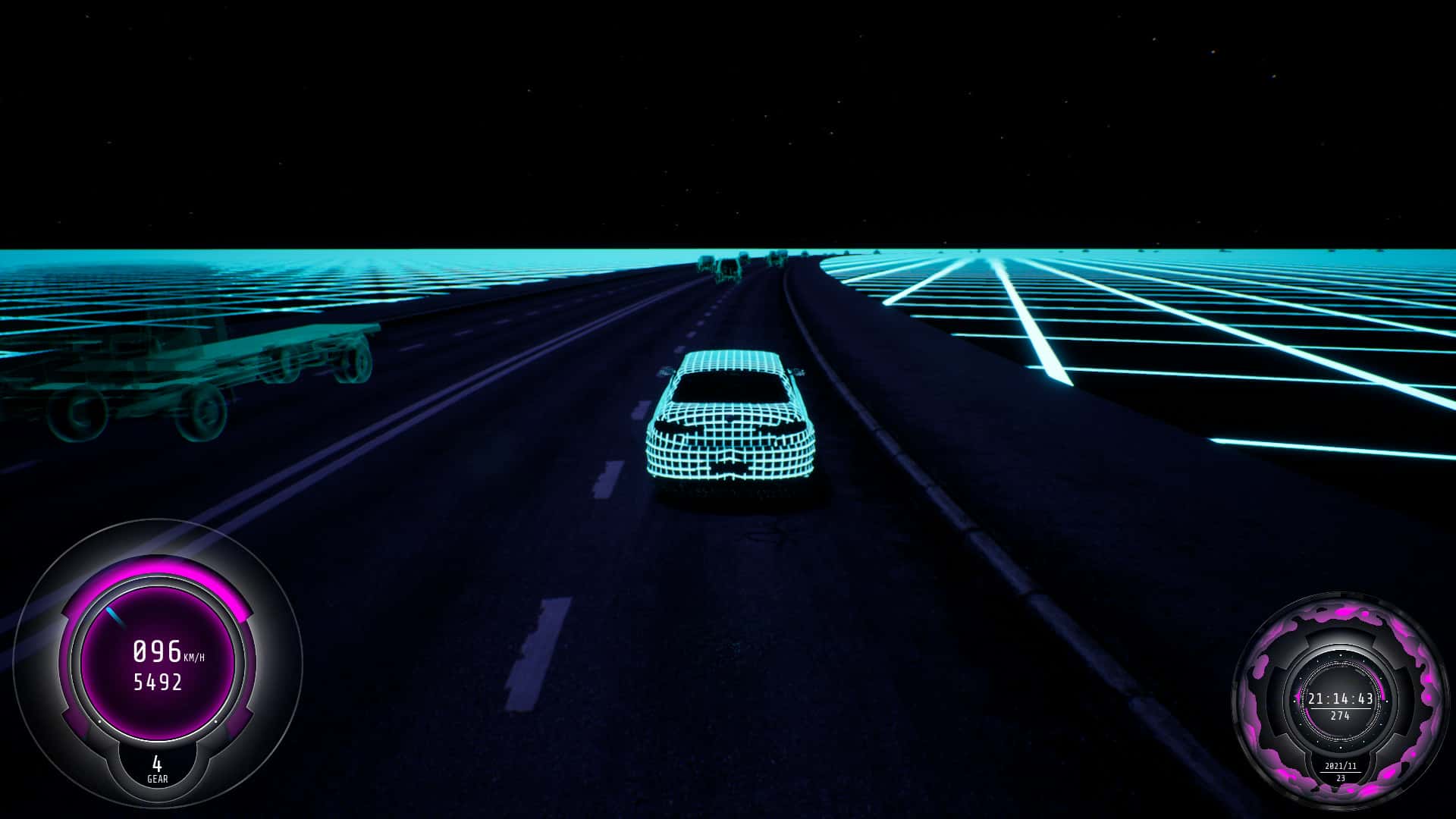 #8. Synthwave Burnout (GOG) By: Whale Rock Games