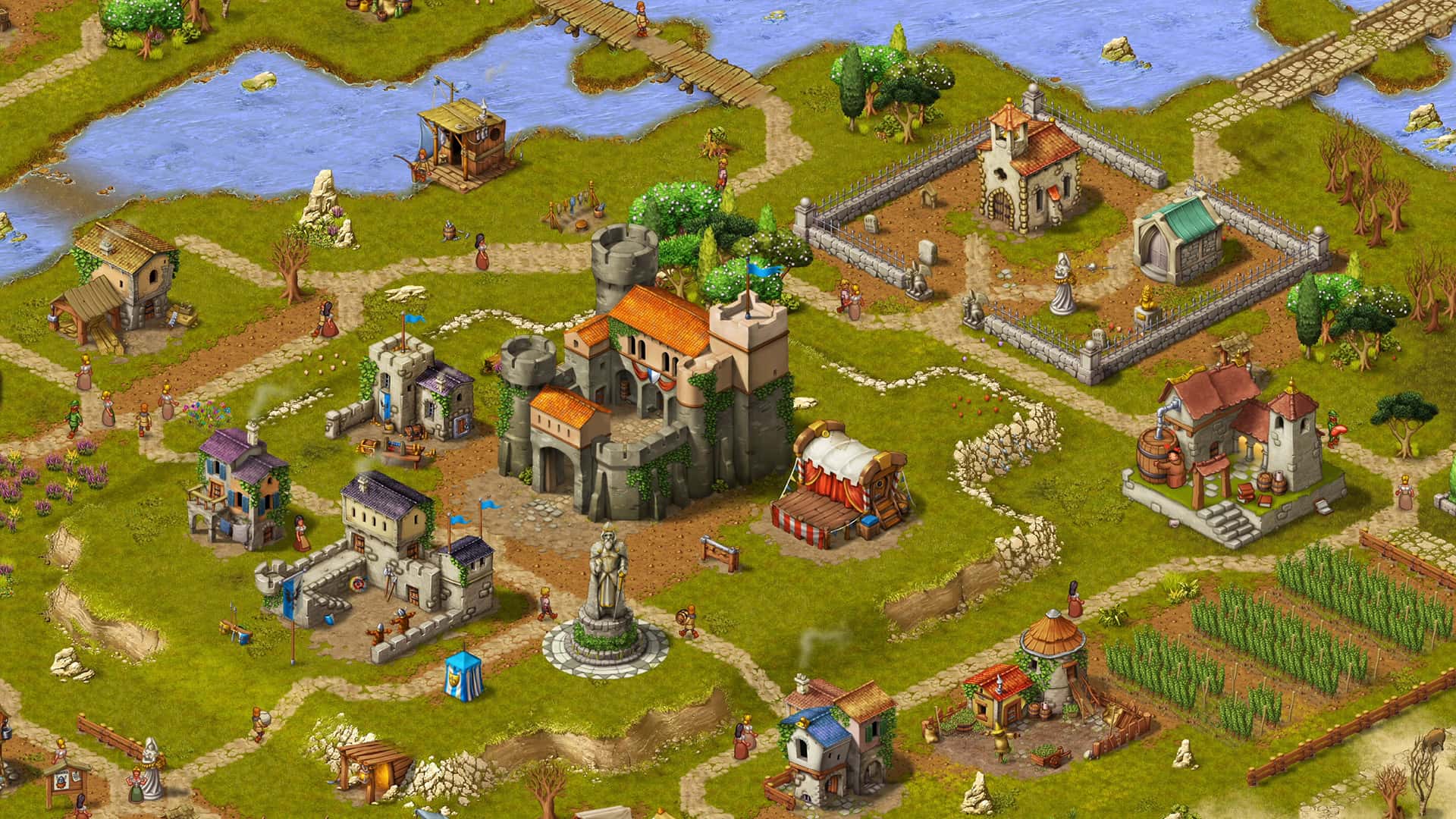 #1. Townsmen - A Kingdom Rebuilt: The Seaside Empire (GOG) От: HandyGames