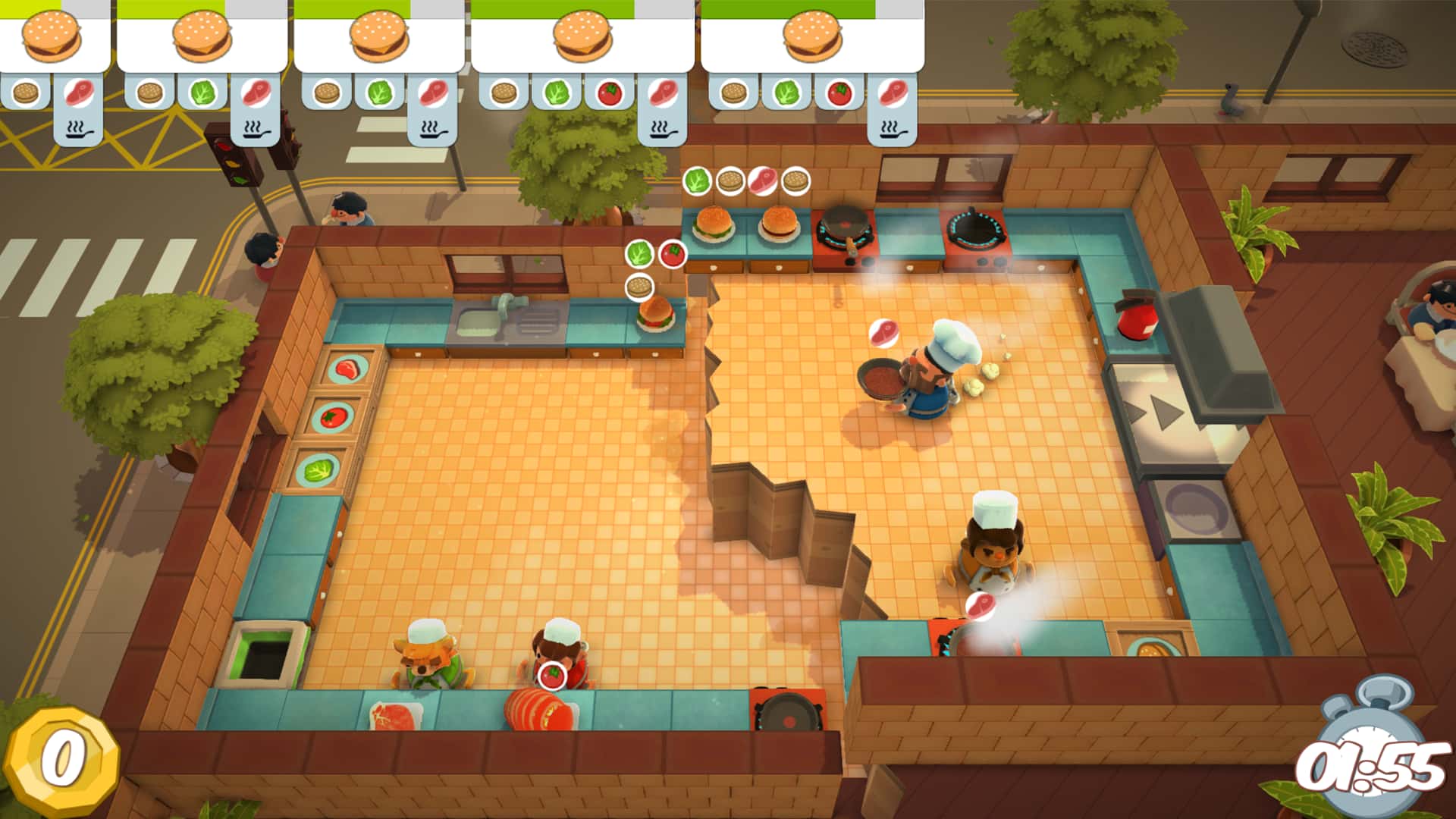 #9. Overcooked: Gourmet Edition (GOG) От: Team17 Digital LTD.