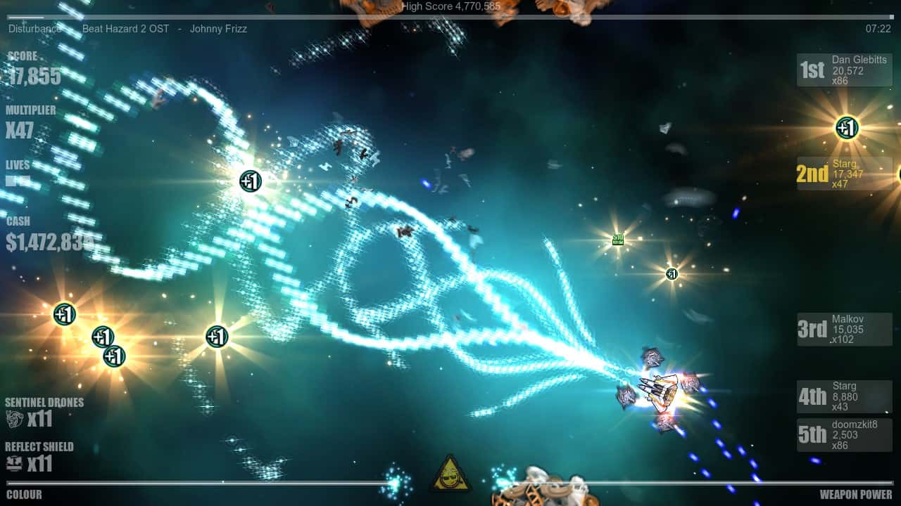 #3. Beat Hazard 2 (GOG) โดย: Cold Beam Games