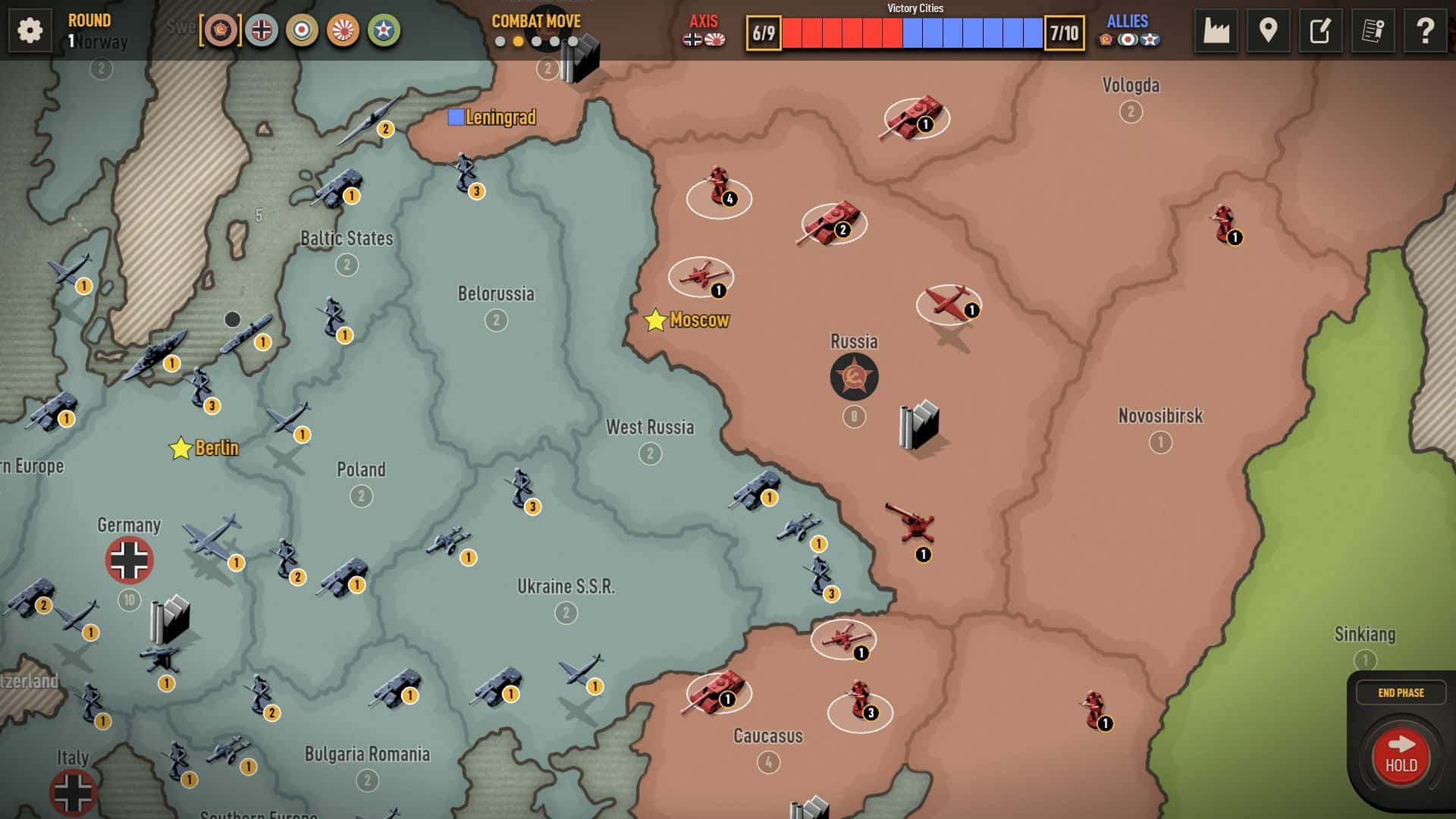 #1. Axis & Allies 1942 Online (GOG) โดย: Beamdog