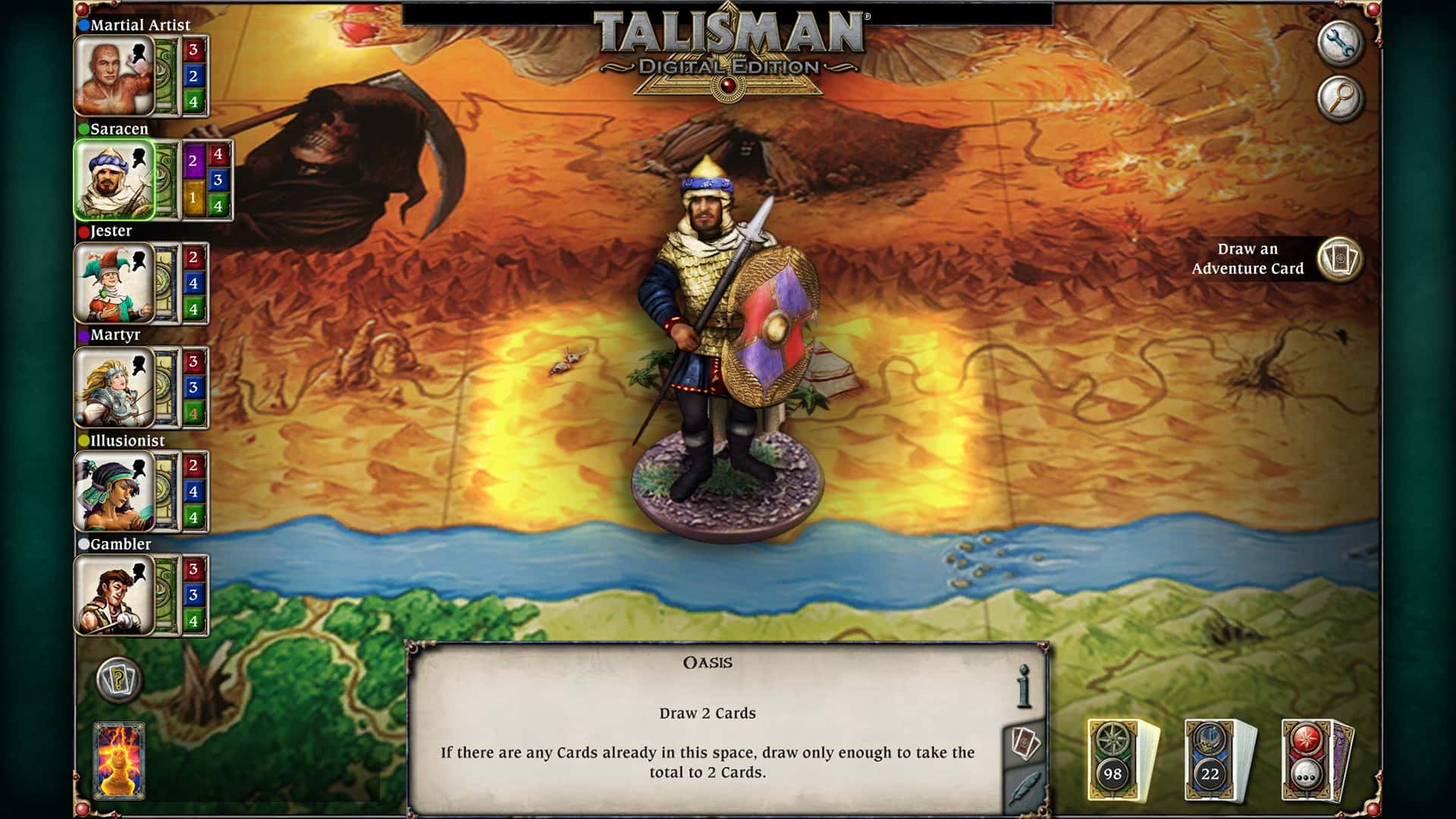 #2. Talisman Character - Saracen (GOG) By: Nomad Games
