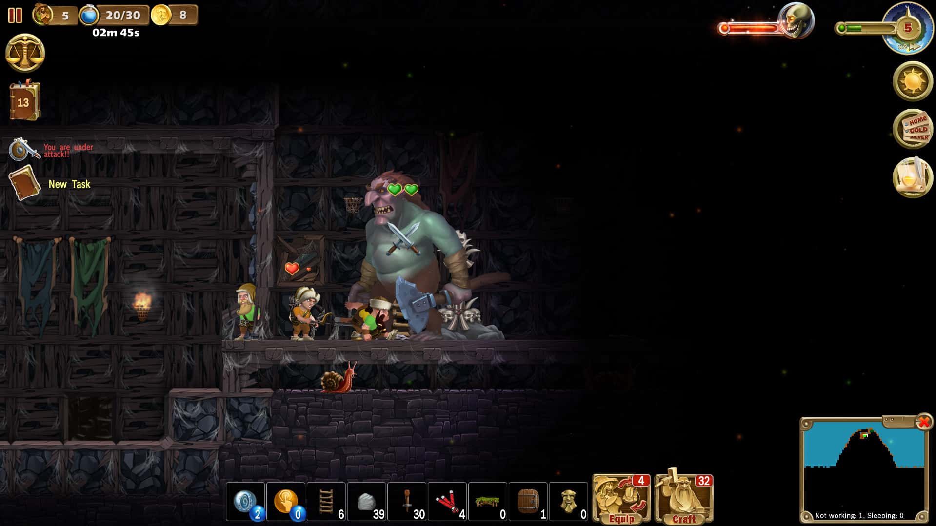 #1. Craft The World - Lonely Mountain (GOG) Bởi: Dekovir Entertainment