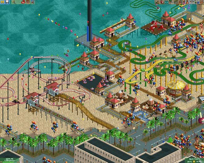 #3. RollerCoaster Tycoon® 2: Triple Thrill Pack (GOG) Podle: Atari