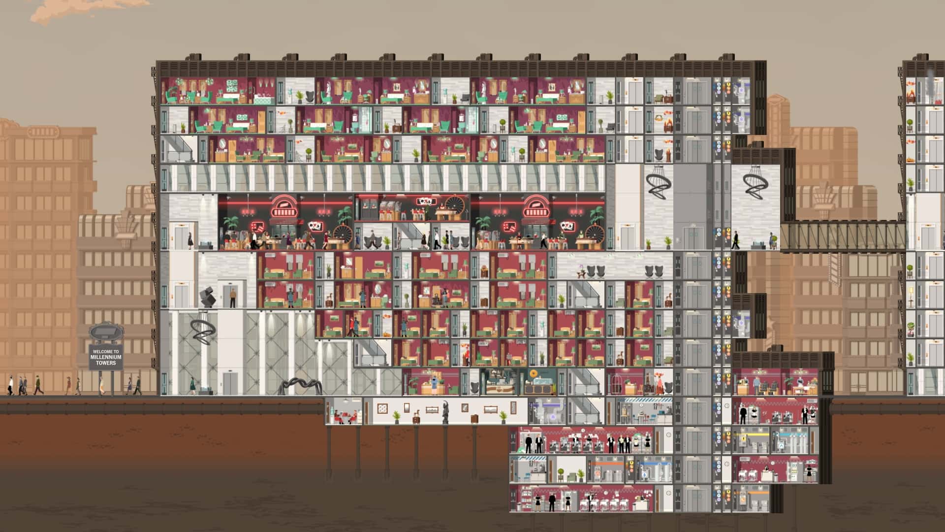#2. Project Highrise: Las Vegas (GOG) Podle: Kasedo Games