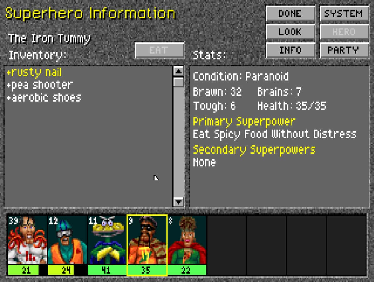 #6. Superhero League of Hoboken (GOG) By: Ziggurat Interactive