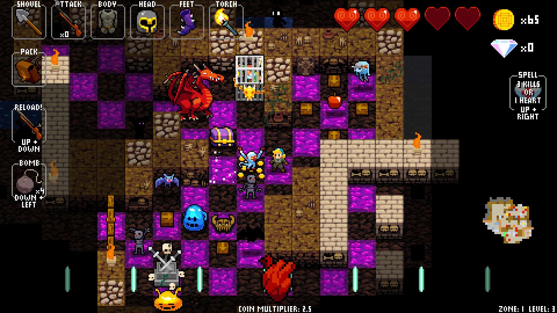 #3. Crypt of the NecroDancer (GOG) 由: Brace Yourself Games