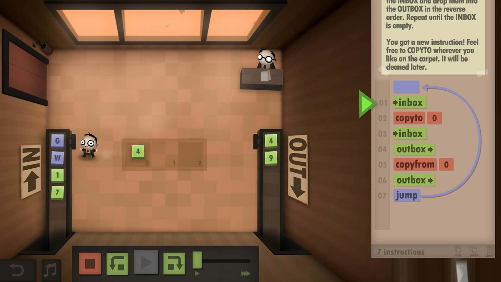 #1. Human Resource Machine (GOG) 由: Tomorrow Corporation