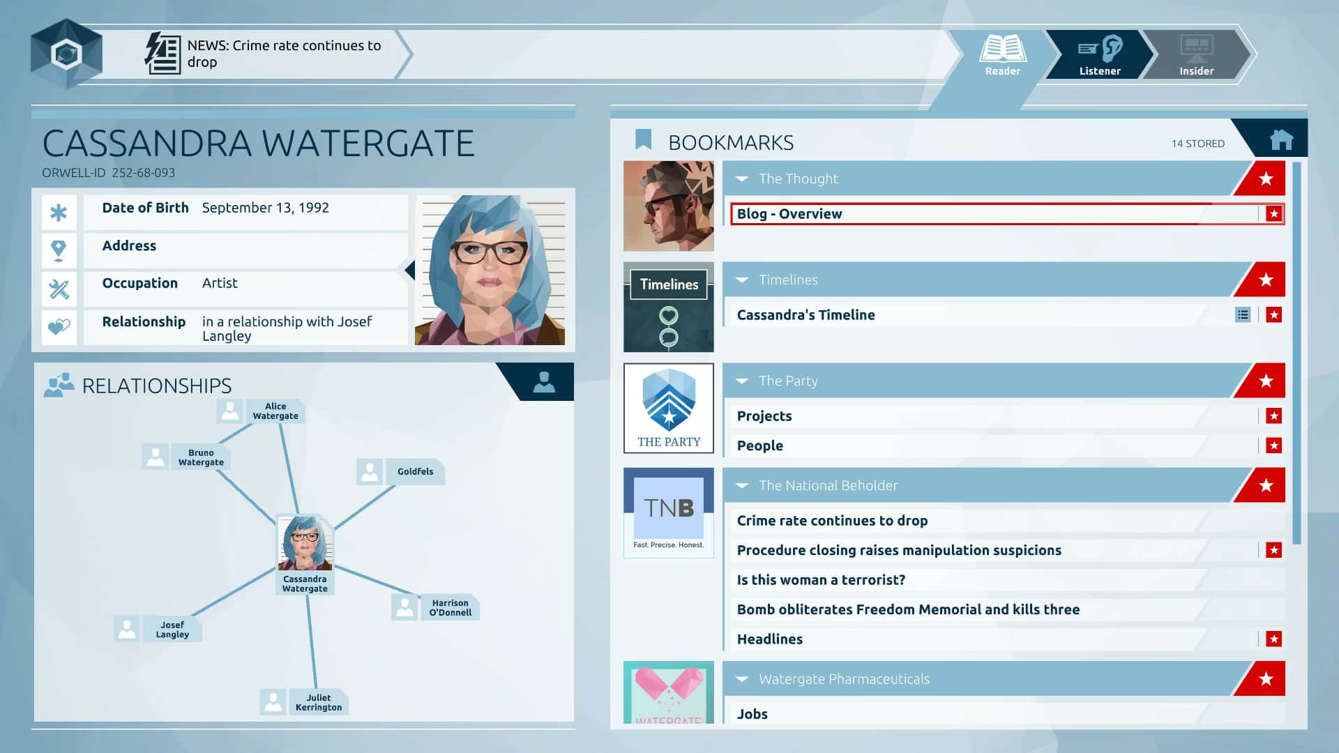 #3. Orwell (GOG) 由: Daedalic Entertainment